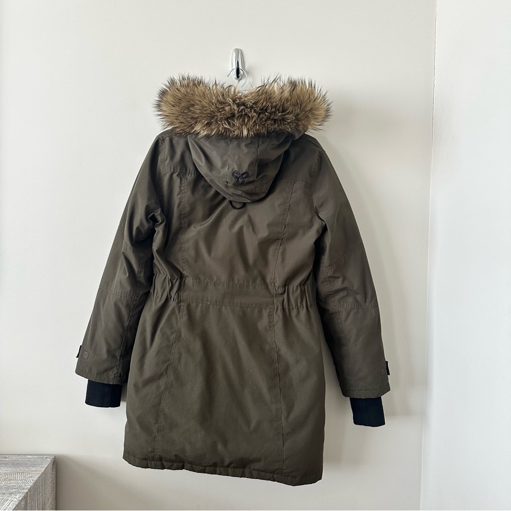 Aritzia-TNA Bancroft Parka In Dark Olive (Size: Medium) - Picture 3 of 15